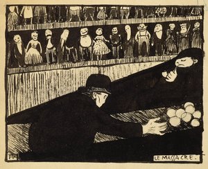 katliam by Felix Edouard Vallotton