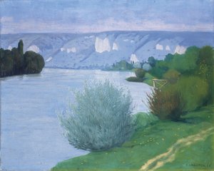 Les Andelys yakınlarındaki Seine, 1916 by Felix Edouard Vallotton