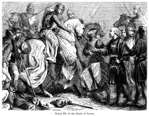 Henry III, Lewes savaşında, 14 Mayıs 1264.