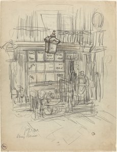 Ebury Caddesi by Felix Hilaire Buhot