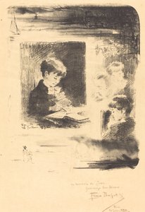 Çocuk Çizimi by Felix Hilaire Buhot