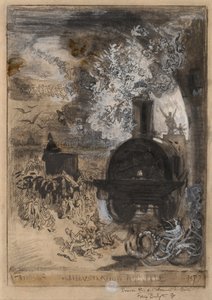 L'Illustration Nouvelle: Burin'in Mezarı, 1877 için ön yazı. by Felix Hilaire Buhot