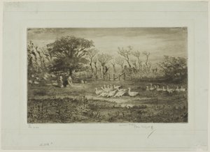 kazlar by Felix Hilaire Buhot