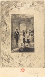 I Promessi Sposi Nişanlı, 18791880. by Felix Hilaire Buhot