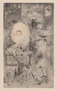 Japon Vaftizi, 1887. by Felix Hilaire Buhot