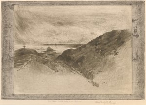Uçurum: Saint-Malo Körfezi by Felix Hilaire Buhot