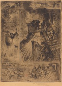 Geçit Geçit, 1879-1885. by Felix Hilaire Buhot