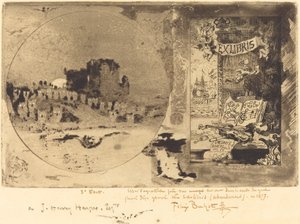 Le Château des hiboux (Baykuşların Kalesi) by Felix Hilaire Buhot