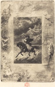 Ryno ve Hermangarde, 18791880. by Felix Hilaire Buhot
