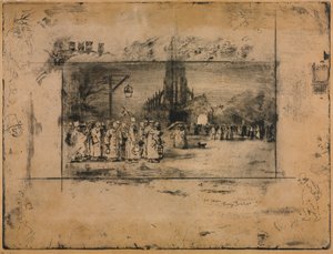 Gece Yarısı Ayini by Felix Hilaire Buhot