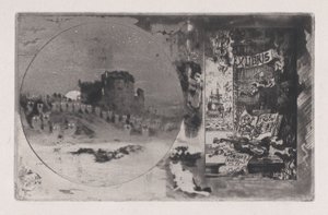 Baykuşun Şatosu, 1867-98. by Felix Hilaire Buhot