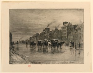 kabin standı by Felix Hilaire Buhot