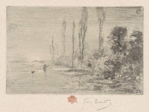 Bir Sonbahar Öğleden Sonra Sabahı, 1875. by Felix Hilaire Buhot