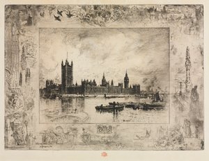 Westminster Yeri by Felix Hilaire Buhot