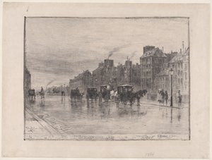 Quai de l'Hotel Dieu'da Kış Sabahı, 1876.