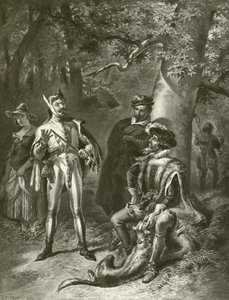 As you like it. Act V-Scene IV (gravure) by Felix Octavius Carr Darley