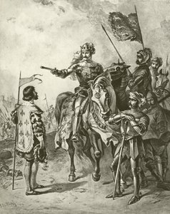 Kral Henry Beşinci V. Perde IV, Sahne VII (gravür)