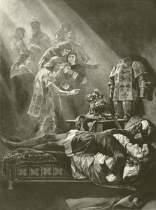 Kral III. Perde V, Sahne III (gravür) by Felix Octavius Carr Darley