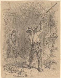 adam sallıyor by Felix Octavius Carr Darley