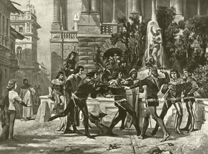 Romeo and Juliet. Act III, Scene I (gravure)