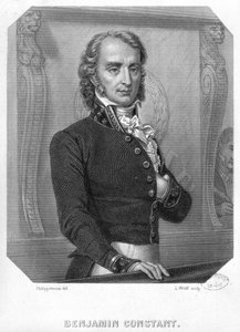 Henri Benjamin Constant de Rebecque (1767-1830) at the Tribune   by Felix Philippoteaux
