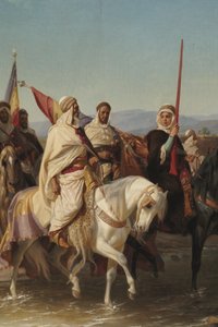 Cherif Boubaghla ve devrimci orduya liderlik eden Lalla Fatma n