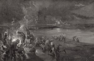 Almanlar Maas nehrinde nöbette by Felix Schwormstadt