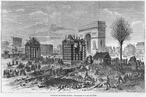 Paris bariyerlerinin yıkılması, Arc de Triomphe ve Place de l