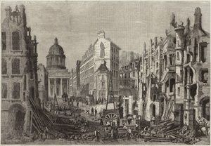 Paris yıkımları by Felix Thorigny