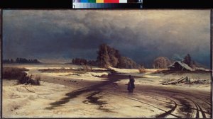Degel (Çözülme) - Peinture de Fyodor Vasilyev (Feodor Alexandrovich, Fiodor Alexandrovitch Vassiliev (1850-1873), huile sur toile
