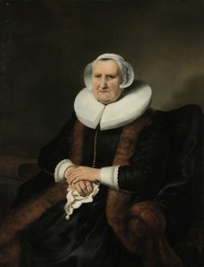 Yaşlı Bir Kadının Portresi, Muhtemelen Elisabeth Bas Yaşlı Bir Kadının Portresi, muhtemelen Elisabeth Jacobsdr Bas (1571-1649), Jochem Hendricksz Swartenhont