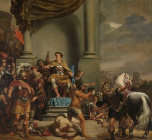 Konsolos Titus Manlius Torquatus, Oğlunun Kafasının Kesilmesini Emriyor Konsolos Titus Manlius Torquatus Bu Oğulların Kafalarını Kesiyor
