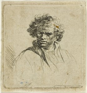 Buruk Ağızlı Kıvırcık Başlı Adam by Ferdinand Bol