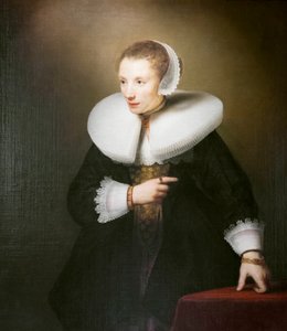 Bilinmeyen bir kadının portresi by Ferdinand Bol