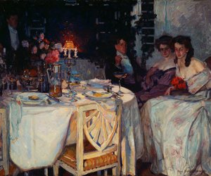 Yaz akşamı; sommerabend by Ferdinand Dorsch