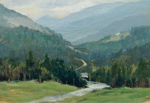 Ore Mountains ("Çek Manzaralarının 16 Görünümü 