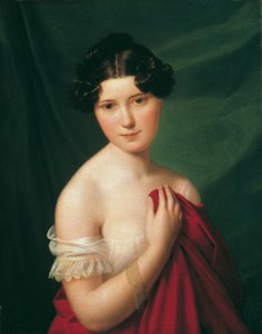 Mahkeme oyuncusu Sophie Müller by Ferdinand Georg Waldmuller