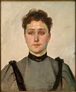 genç bir kadın portresi by Ferdinand Hodler