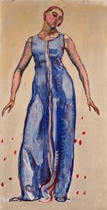 Sonsuzluğa Bakmak için Şekil by Ferdinand Hodler
