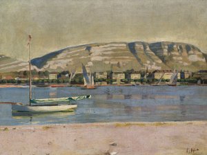 Cenevre Limanı ve Saleve by Ferdinand Hodler