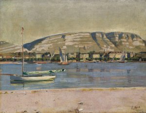 Cenevre Limanı ve Saleve, 1878 by Ferdinand Hodler