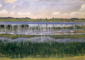 Burgäschi Gölü by Ferdinand Hodler