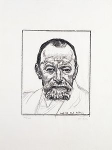 Otoportre, c. 1916-8 by Ferdinand Hodler