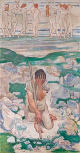 Çobanın Rüyası, 1896 by Ferdinand Hodler