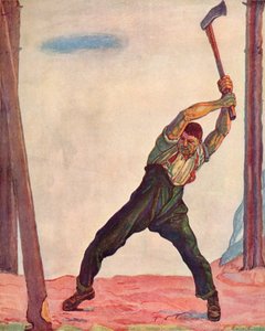 Oduncu, 1910. by Ferdinand Hodler