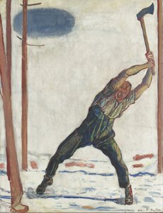 Oduncu, 1910 by Ferdinand Hodler