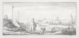 Hollanda Sahili Boyunca by Ferdinand I Piloty