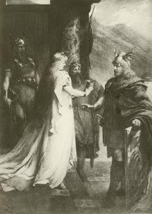 Gotterdammerung, I. Perde (gravür) by Ferdinand Leeke