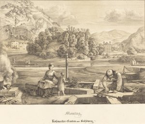 Pazartesi - Salzburg yakınlarındaki Rosenecker Bahçesi (Pazartesi - Salzburg yakınlarındaki Rosenecker Bahçesi)