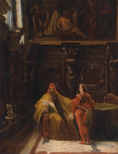 Inneres aus San Rocco Okulu, Venedig by Ferdinand Petzl